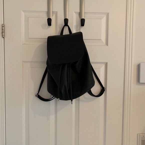 H&M black leather backpack - Picture 4 of 6
